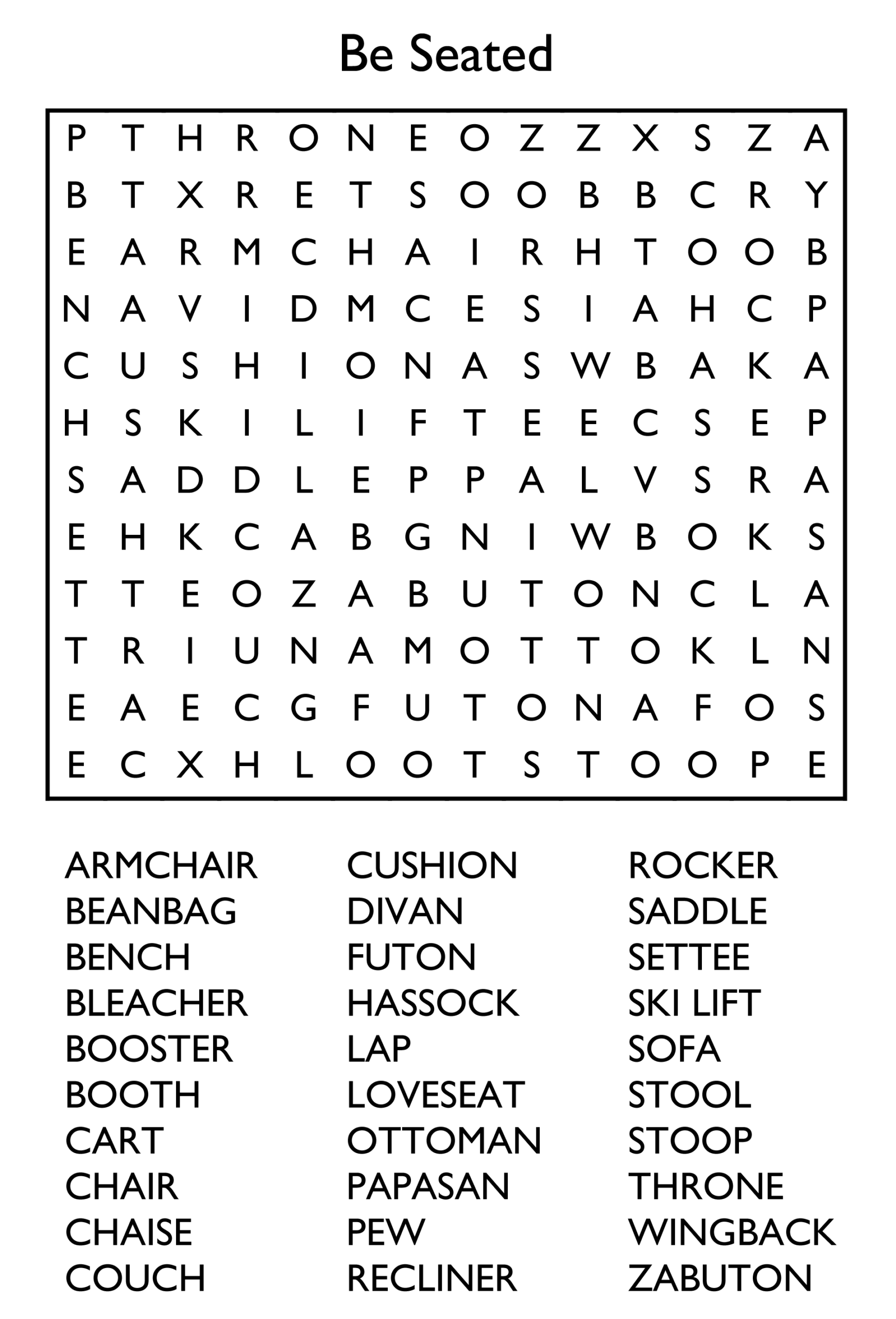 10 Free Printable Word Search Puzzles Free Printable Extra Large 