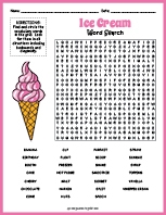 Candy Bar Word Search