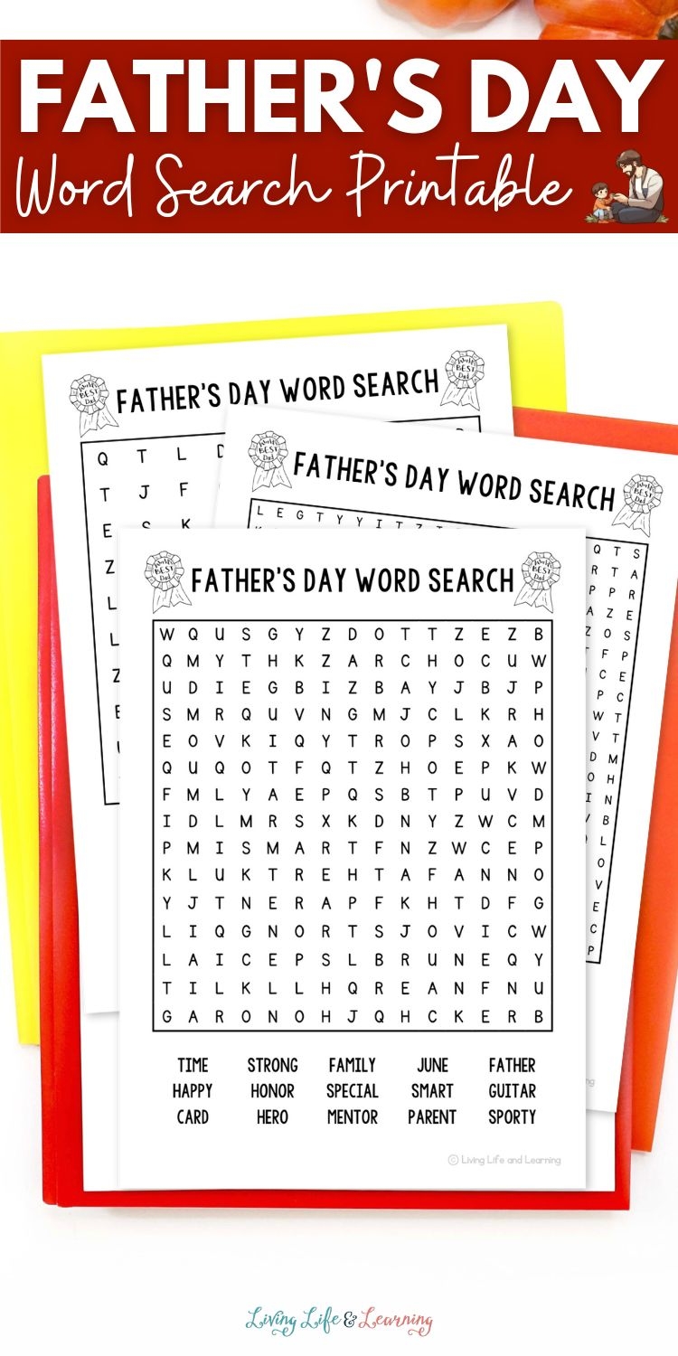 Father 39 s Day Word Search Printable