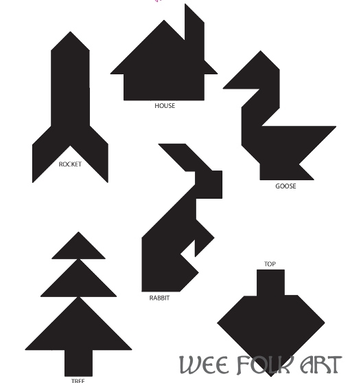 How To Make Your Own Tangram Puzzle Homeschool Companion