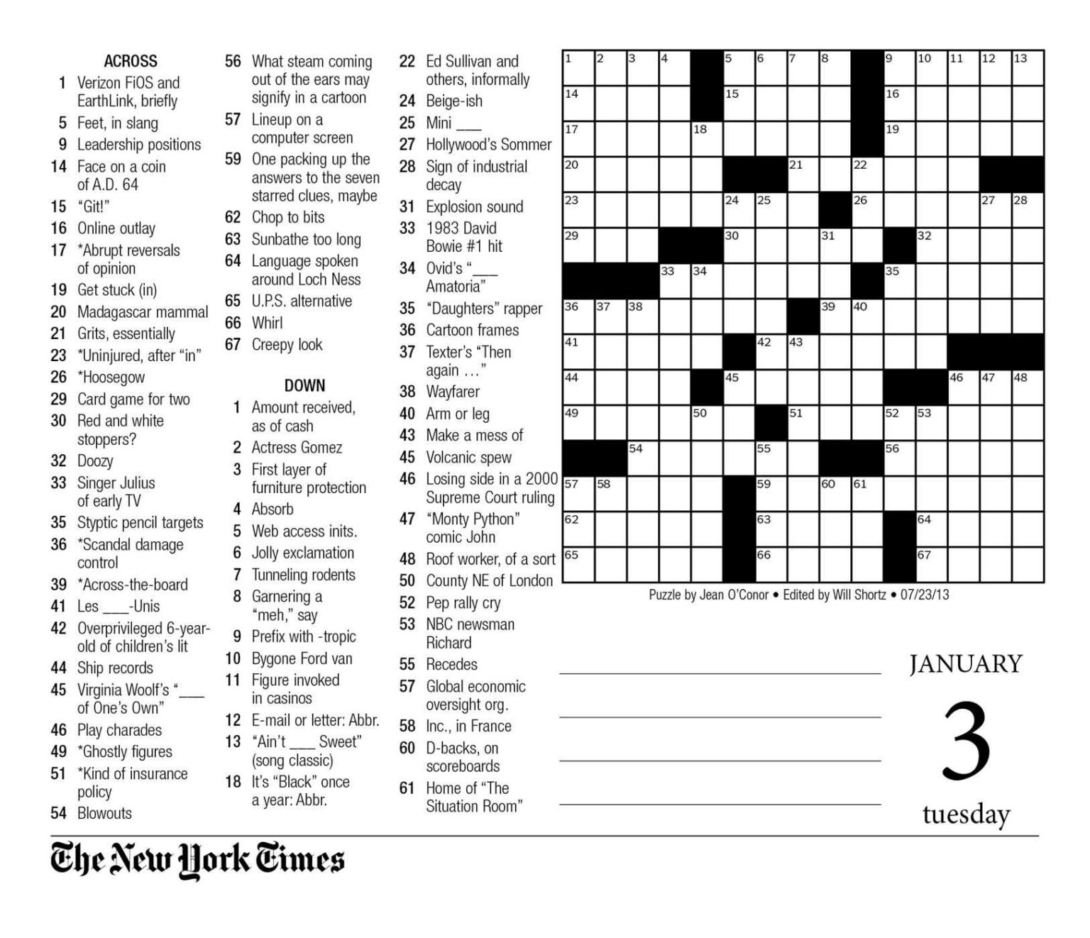 Los Angeles Times Sunday Crossword Puzzle Printable A Fun and