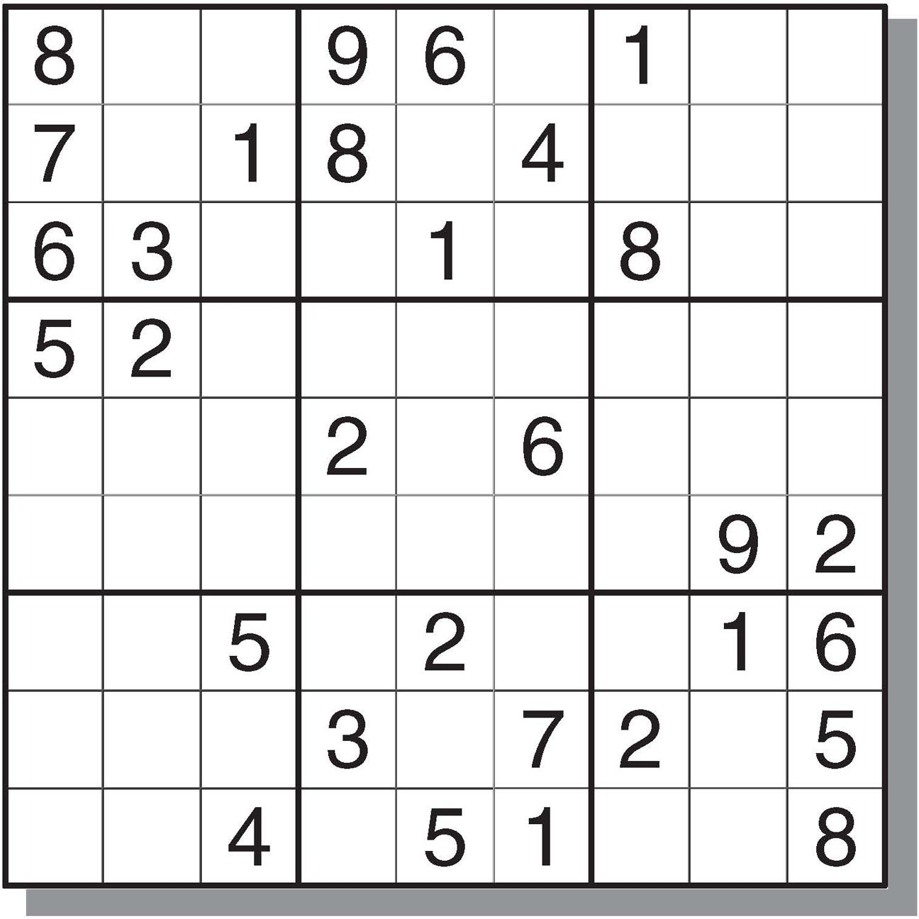 Printable Giant Sudoku Puzzles Sudoku Printables