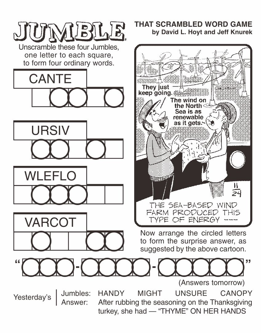 Printable Jumble Word Puzzles Coping Printable JD