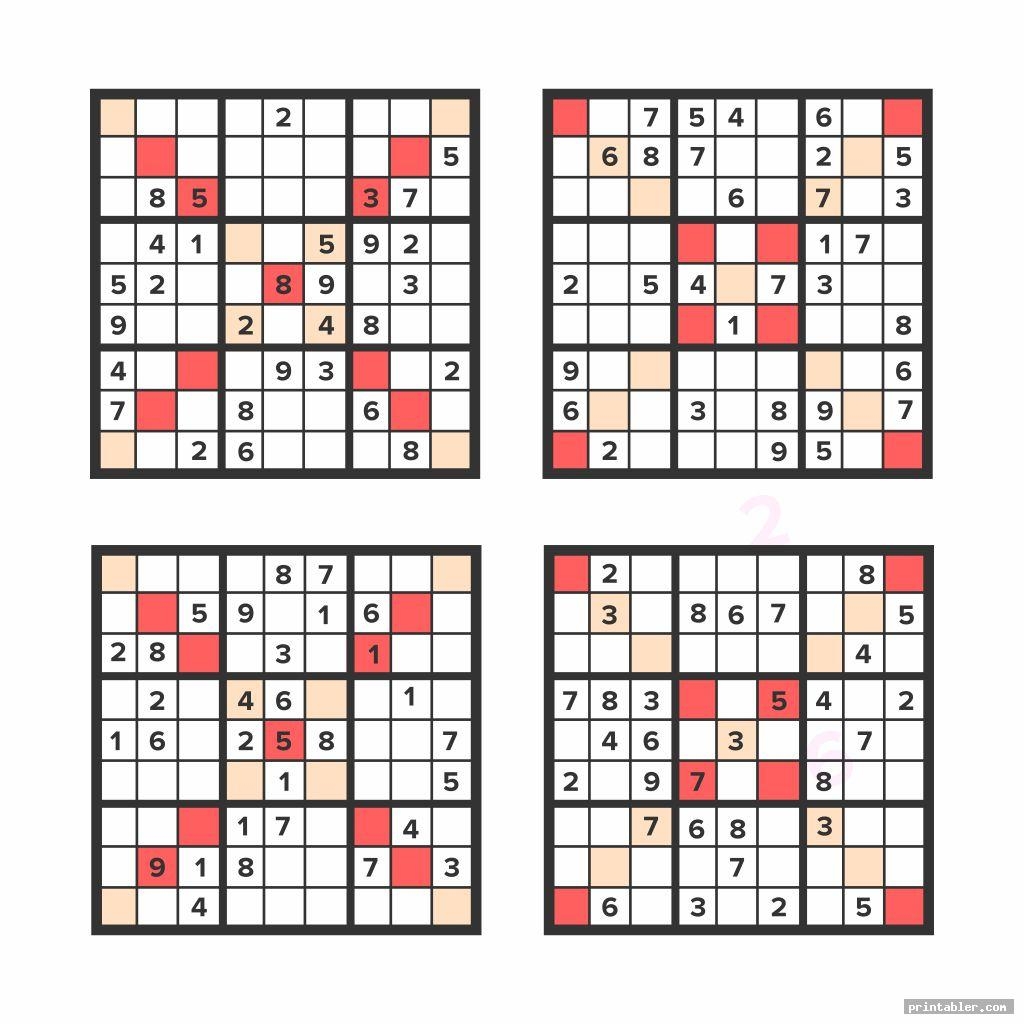 Printable Medium Sudoku