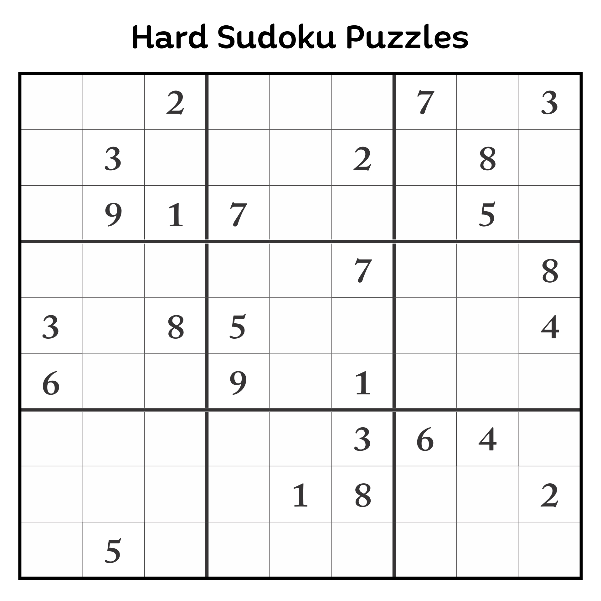 Sudoku Puzzles To Print 10 Free PDF Printables Printablee