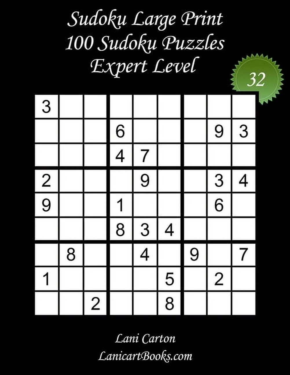 100 Expert Sudoku Puzzles Puzzle Big Size 8 3 x8 3 And Large Print 36 Points Paperback Large Print Walmart