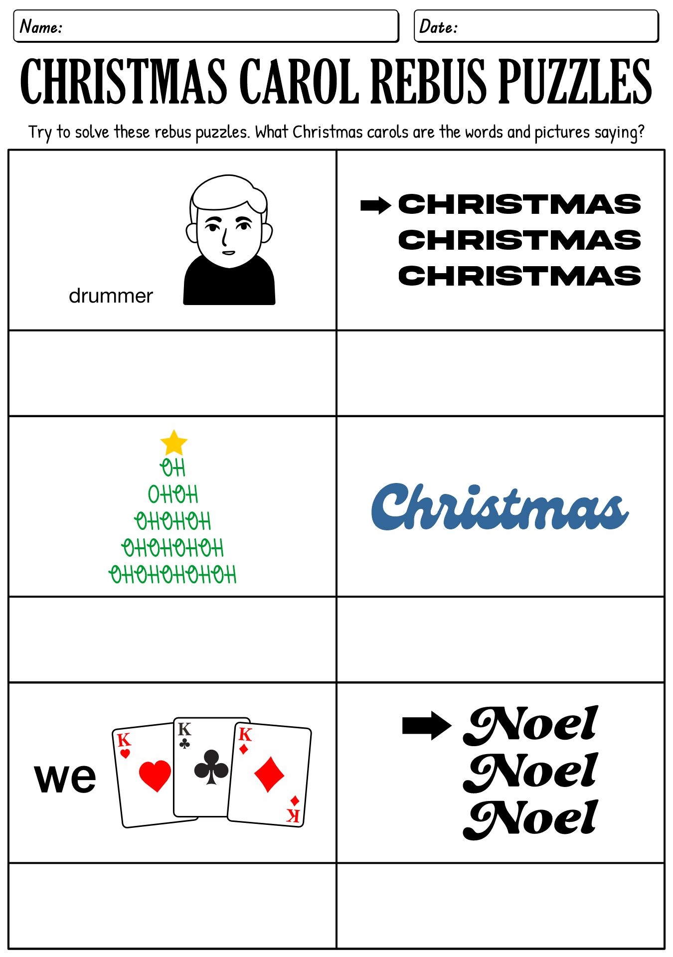11 Christmas Brain Teasers Worksheets Free PDF At Worksheeto 11 Christmas Brain Teasers Worksheets Free PDF At Worksheeto