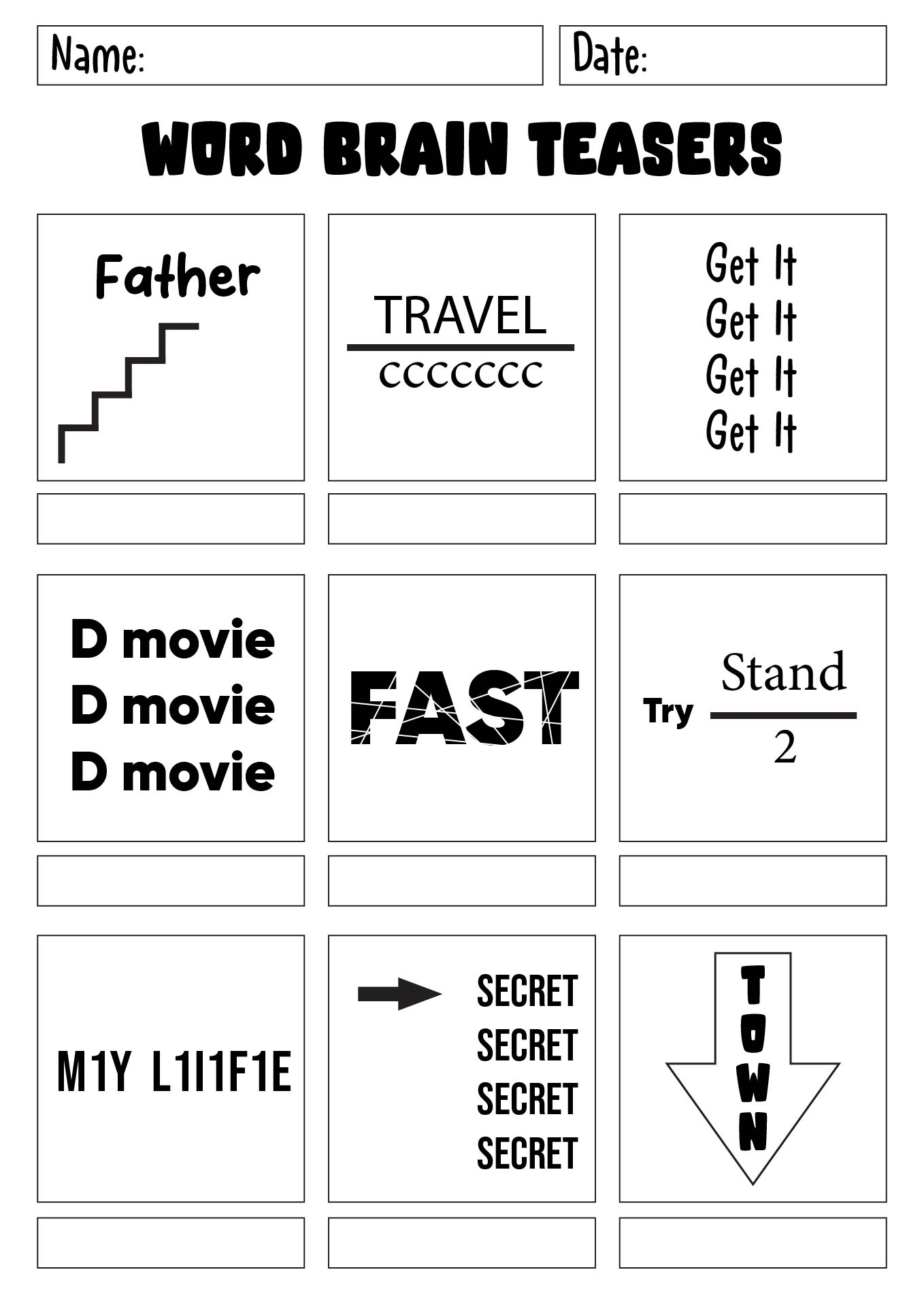 15 Brain Teaser Worksheets Picture Puzzle Free PDF At Worksheeto