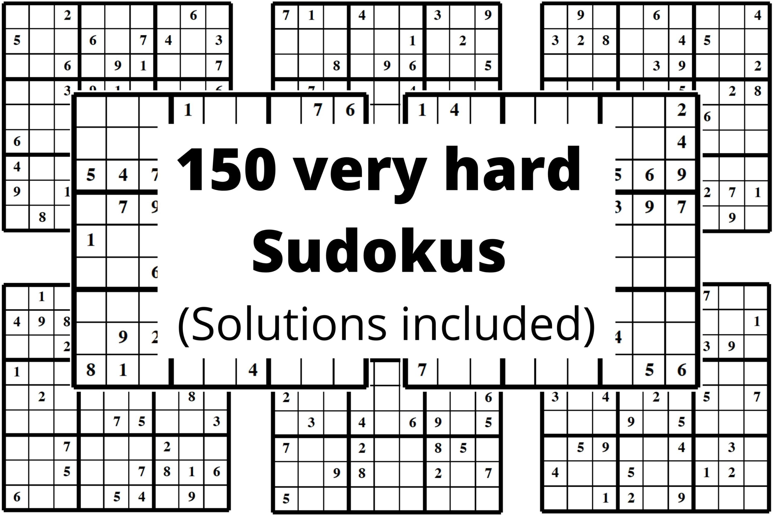 150 Very Hard Sudokus 2177153