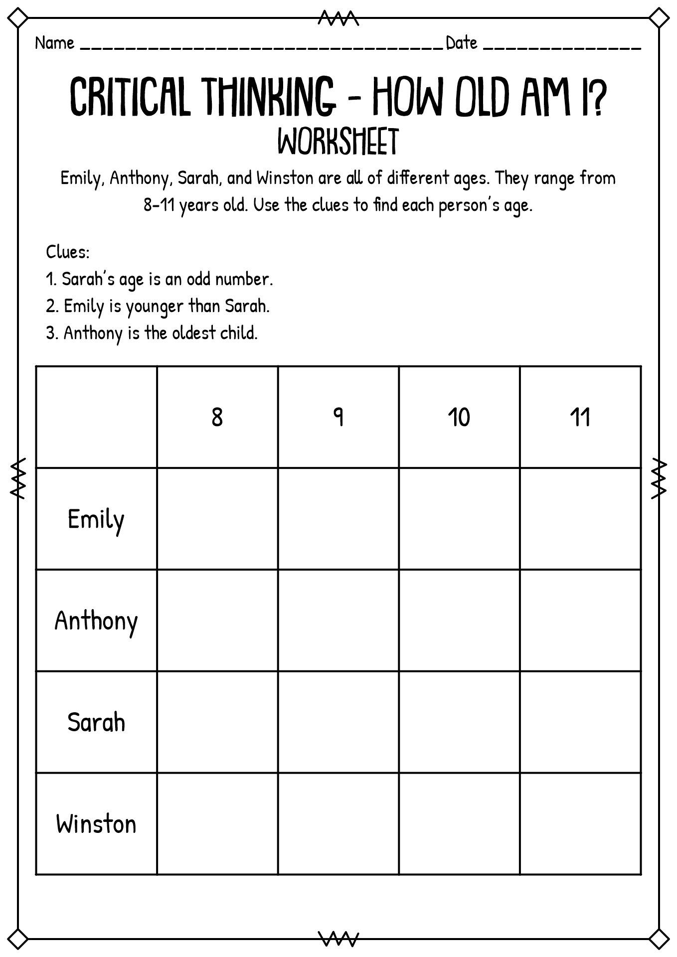 18 Brain Teasers Worksheets Free PDF At Worksheeto