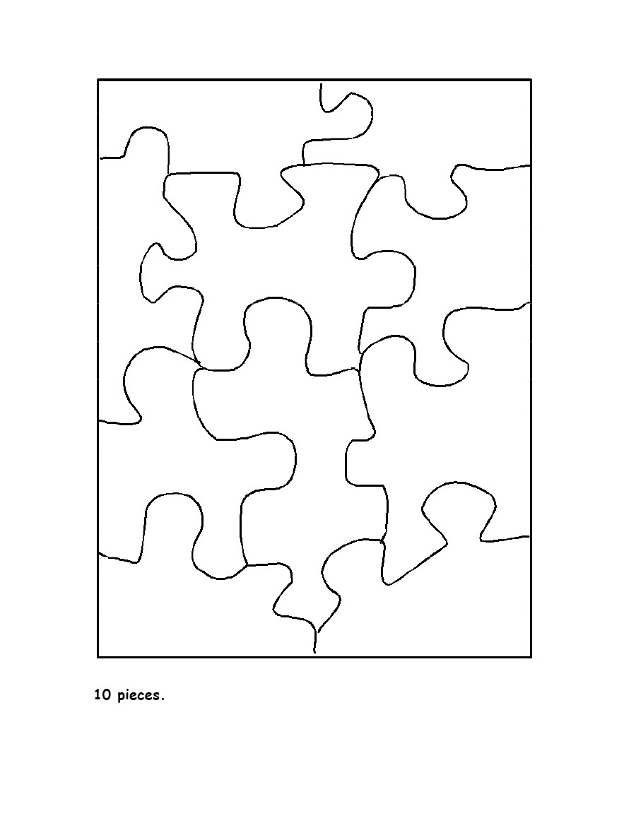 19 Printable Puzzle Piece Templates TemplateLab