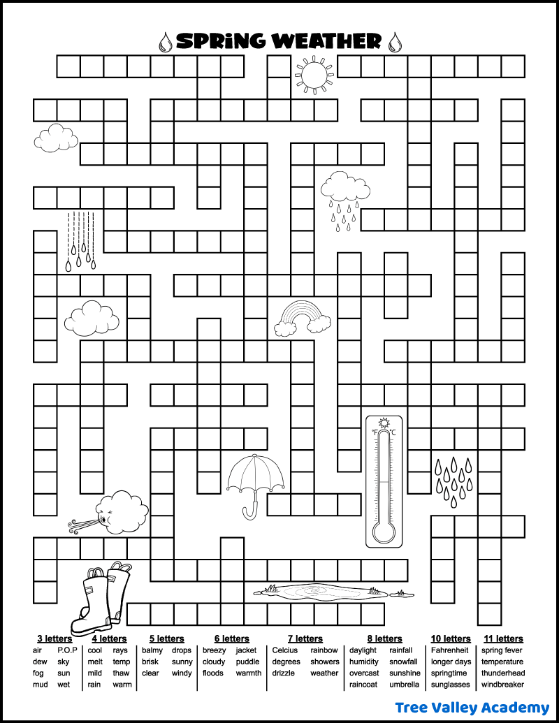 24 Free Printable Fill In Word Puzzles For Kids Tree Valley Academy 24 Free Printable Fill In Word Puzzles For Kids Tree Valley Academy
