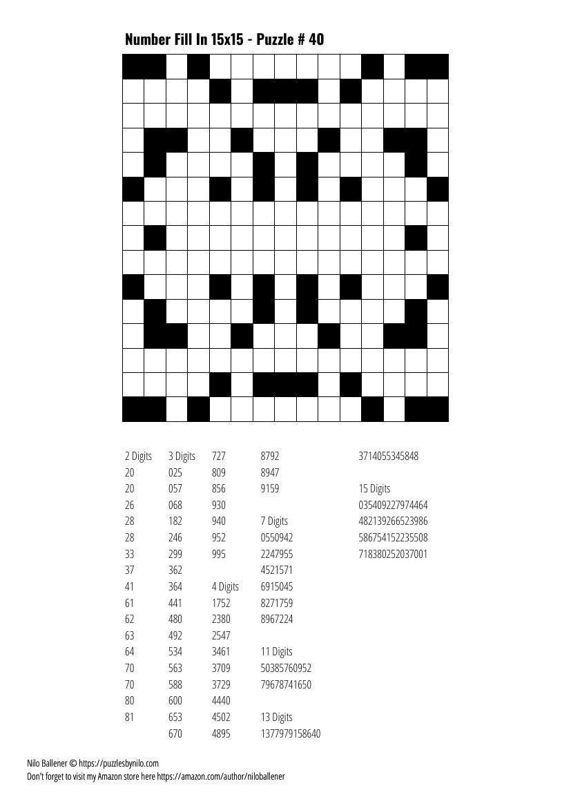 33 Fill In Puzzles Ideas Fill In Puzzles Puzzles Free Puzzles