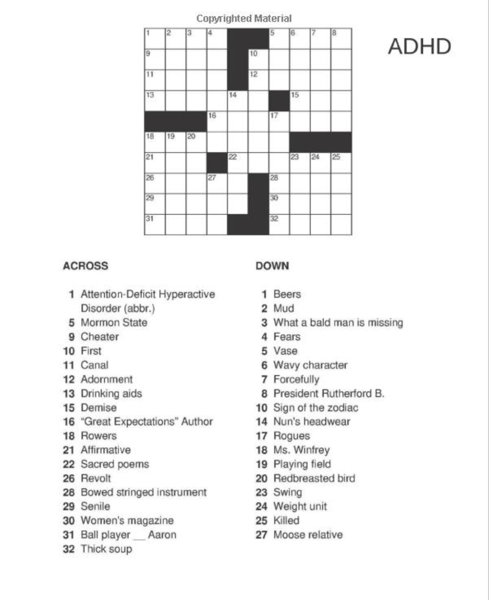 99 Daily Crossword Puzzles For Adults By Terza Ekholm Free Shipping EBay