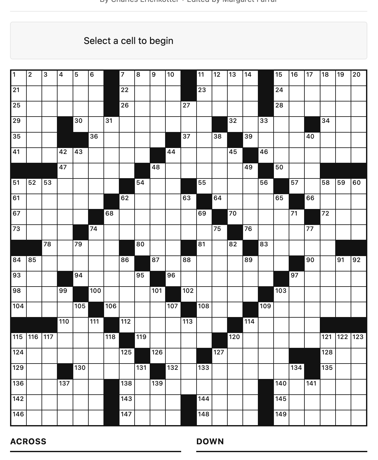 A CROSS TIMES A Daily Mini From Public Domain NYT Crosswords 1942 R NYTCrossword