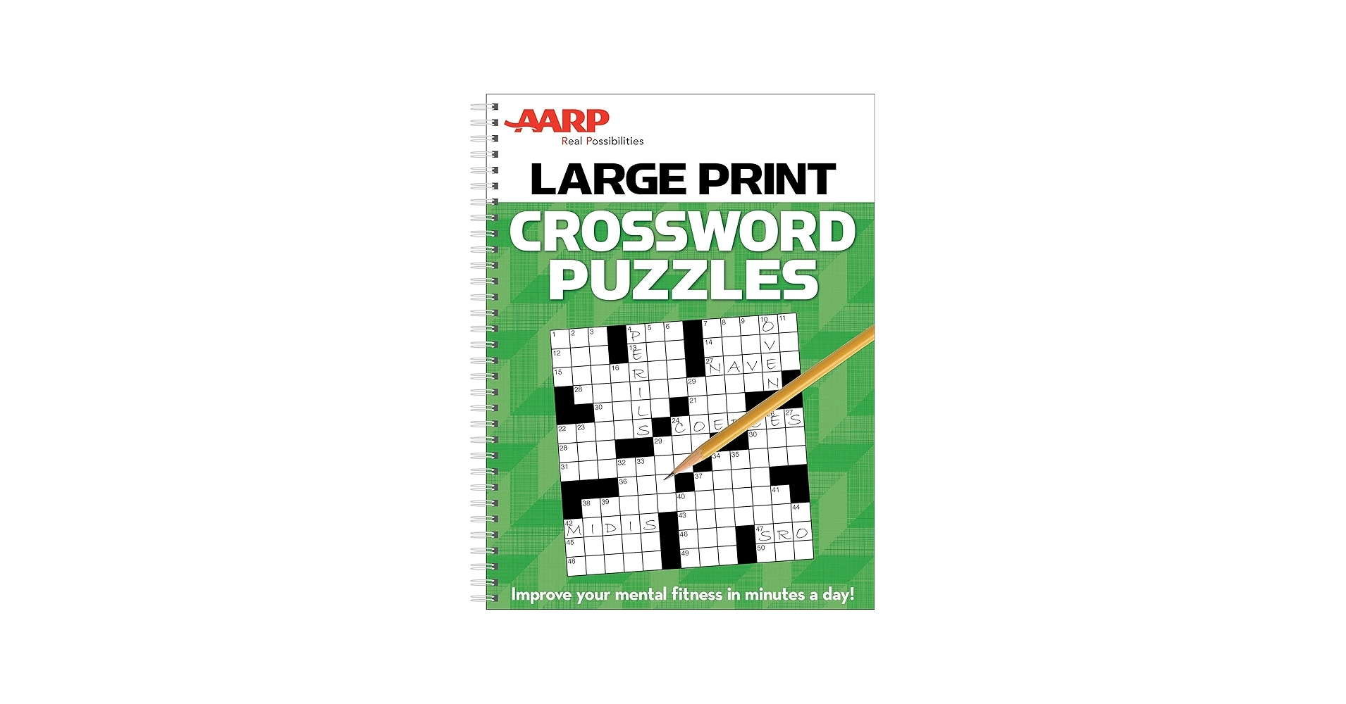 AARP Large Print Crossword Puzzles Publications International Ltd 9781450894364 Amazon Books