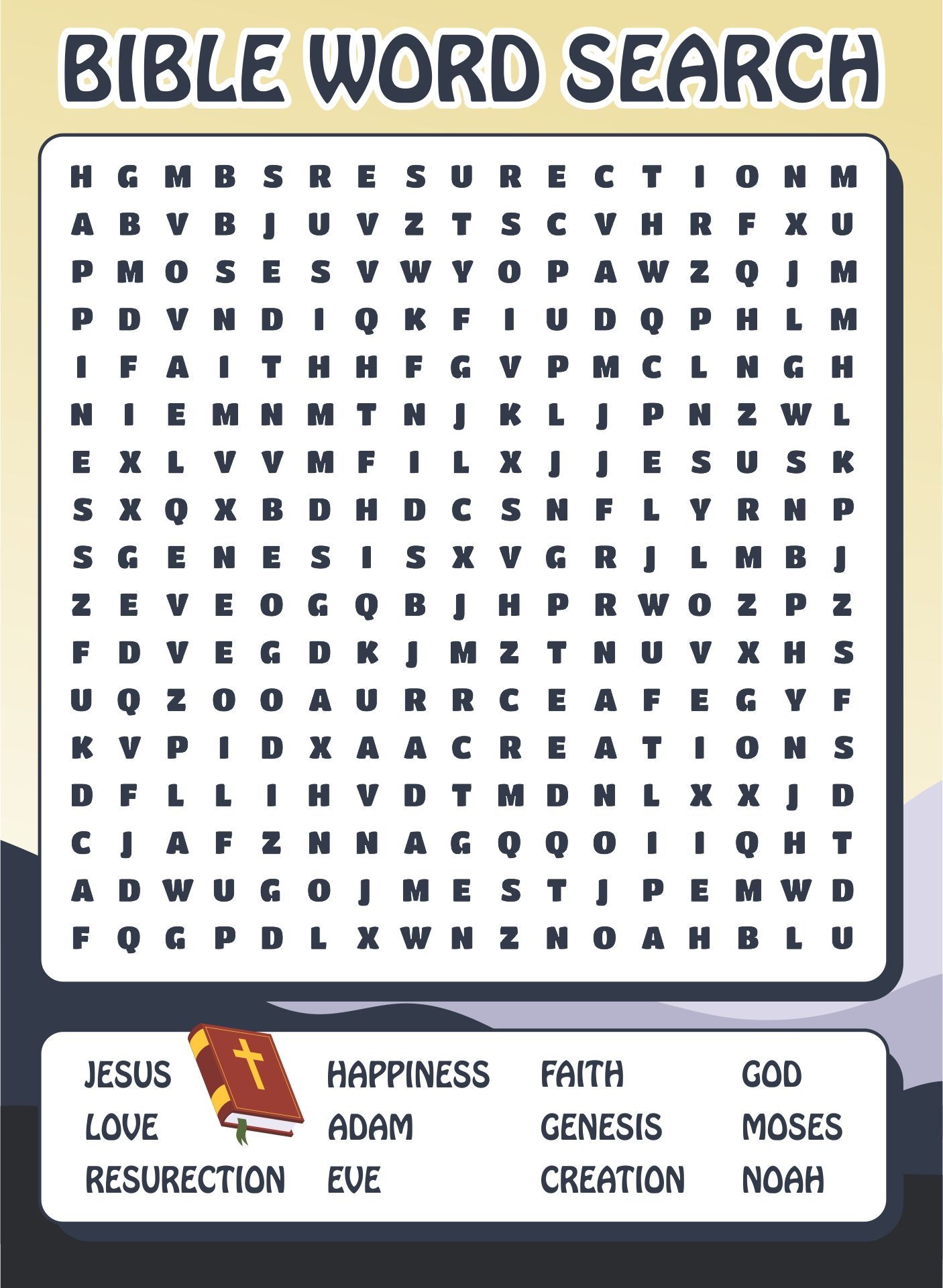 Adult Bible Word 9 Free PDF Printables Printablee Adult Bible Word 9 Free PDF Printables Printablee