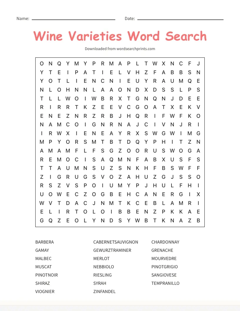 Adult Word Search Puzzles Word Search