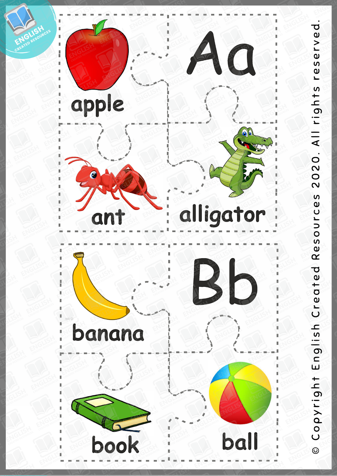Alphabet Puzzles English Created Resources