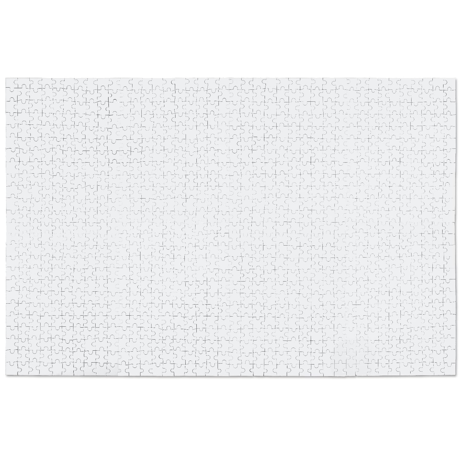 Amazon 1000 Pieces Blank Puzzle 19 7 X 29 5 Inch Blank Jigsaw Puzzles DIY Paintable Puzzle Blank Cardboard Puzzles All White Puzzle For Kids Adults Stress Relieving Toys Games
