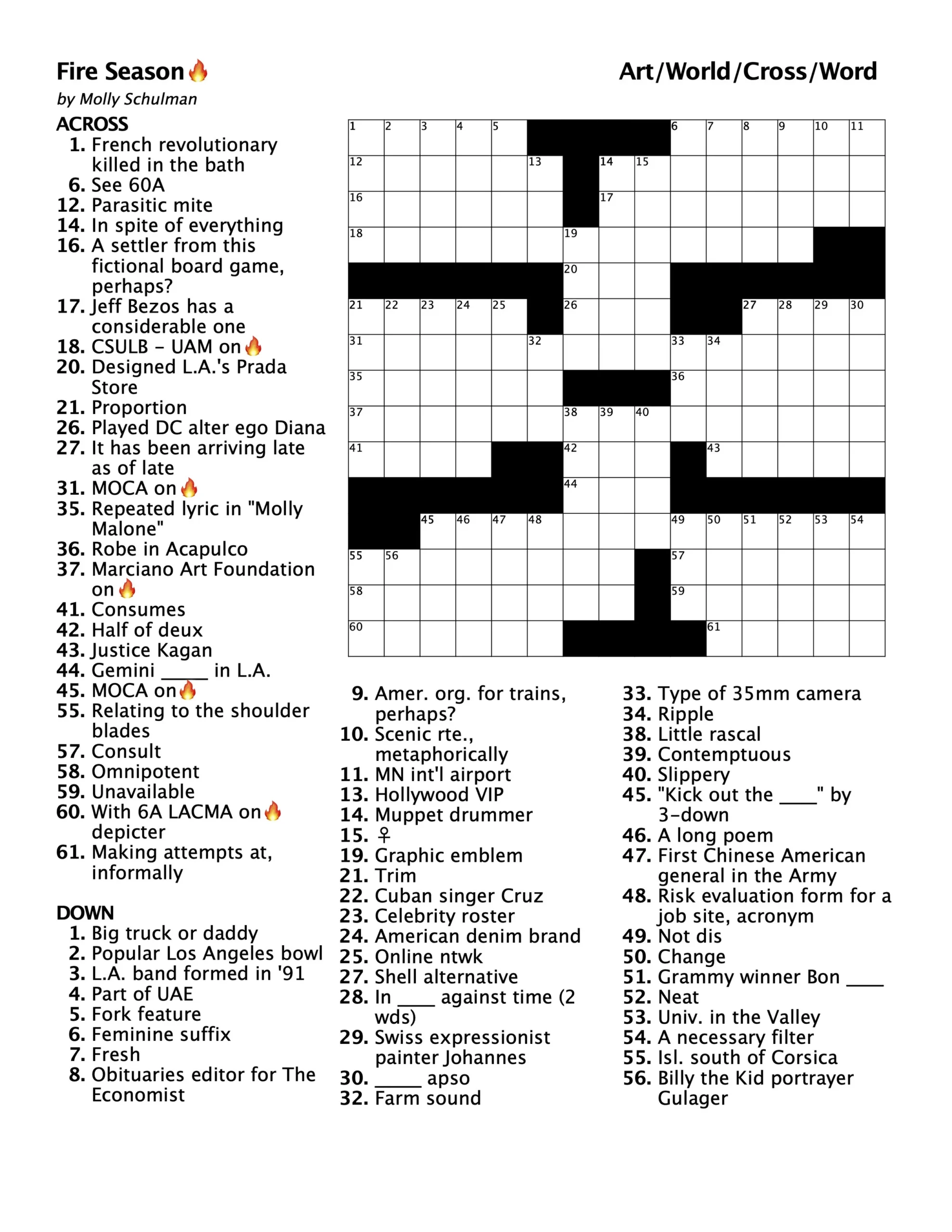 Art word Molly Schulman