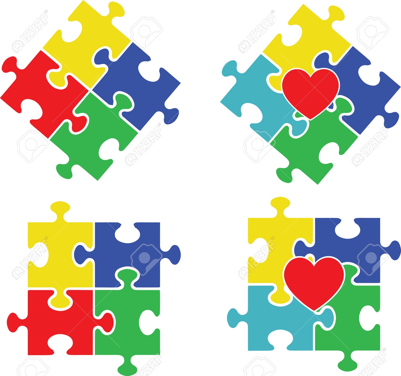 Autism Puzzle Heart Proud Autism Autism Day Vector Illustration Royalty Free SVG Cliparts Vectors And Stock Illustration Image 195238301 