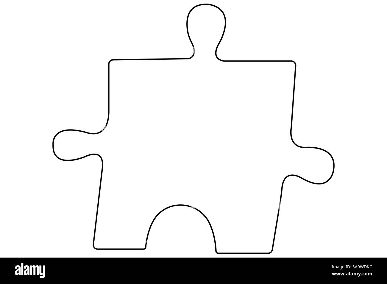 Autism Puzzle Piece Black And White Stock Photos Images Alamy