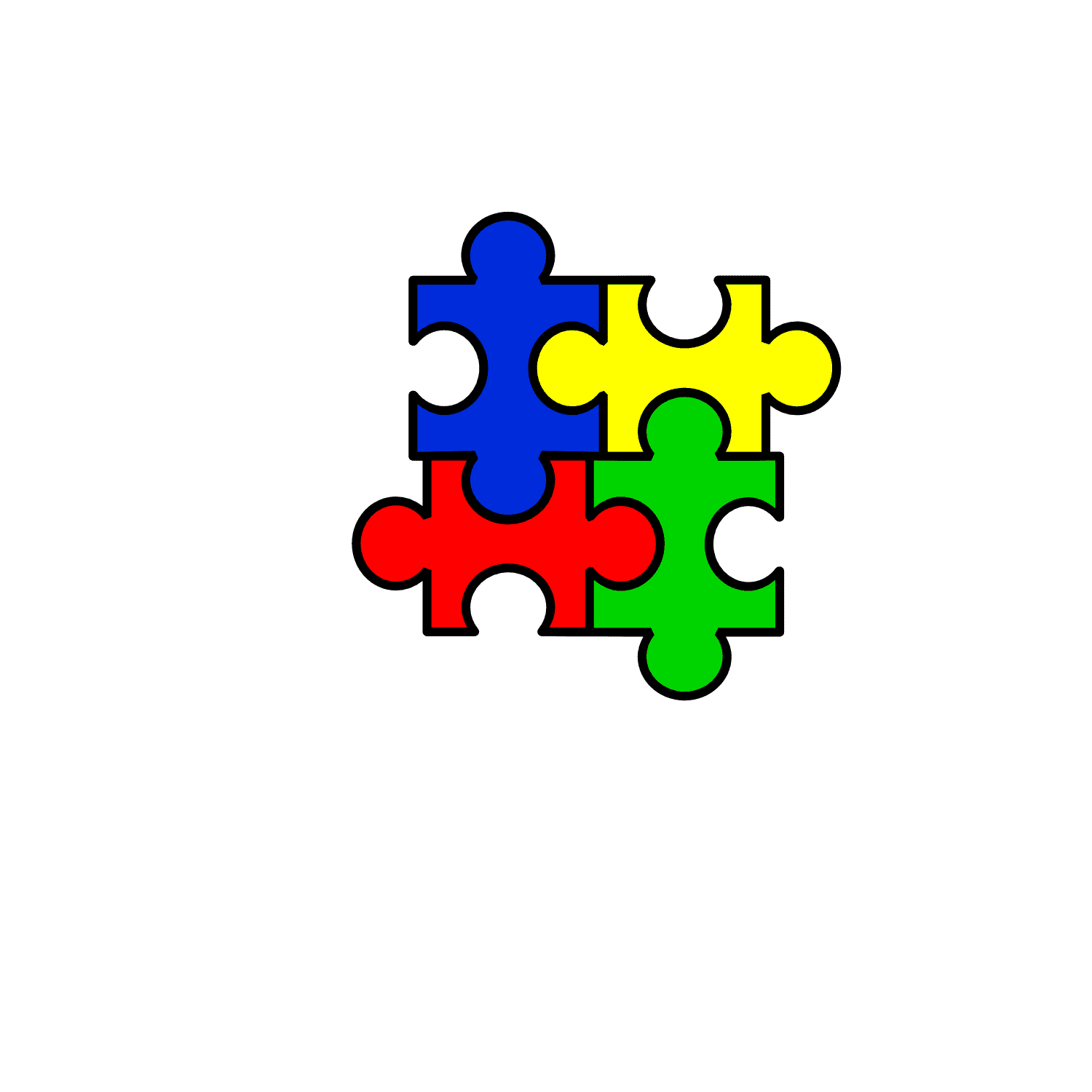 Autism Puzzle Pieces Awareness Free Svg File SVG Heart