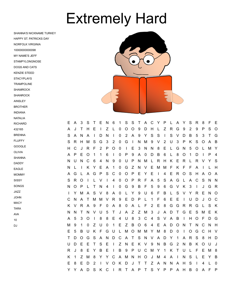 Azariah s Word Search WordMint