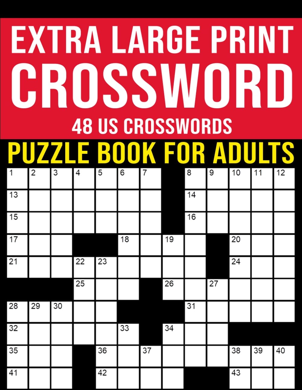 Best Extra Large Print Puzzle Books For Seniors USA 2025 Easy Reading