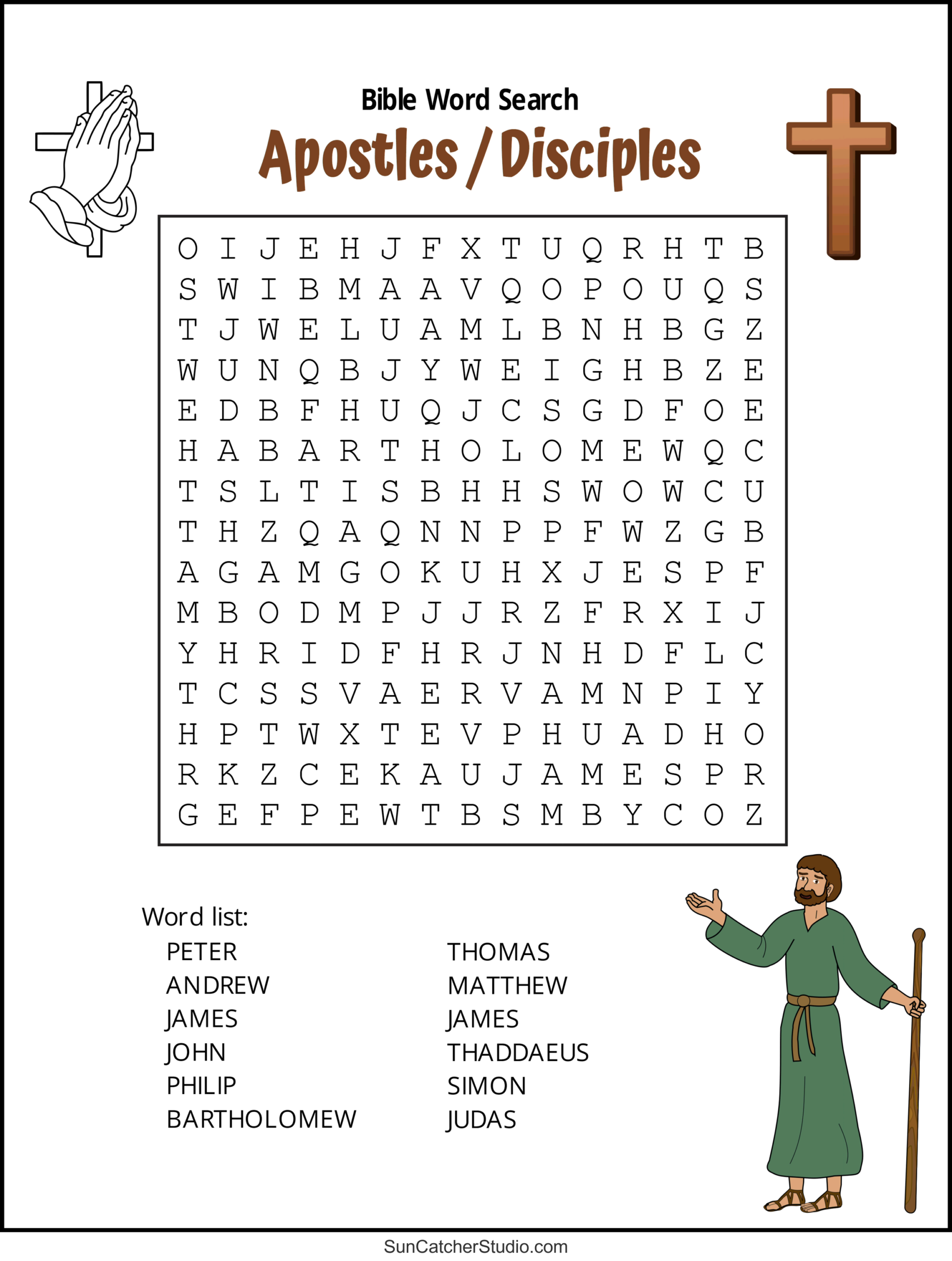 Bible Word Search Free Printable Christian Puzzles Free Printables Lettering SVG Files Tools Apps