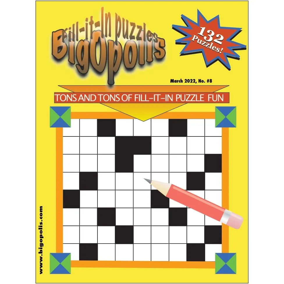 Bigopolis Fill it in Puzzle Collection 8 Etsy UK