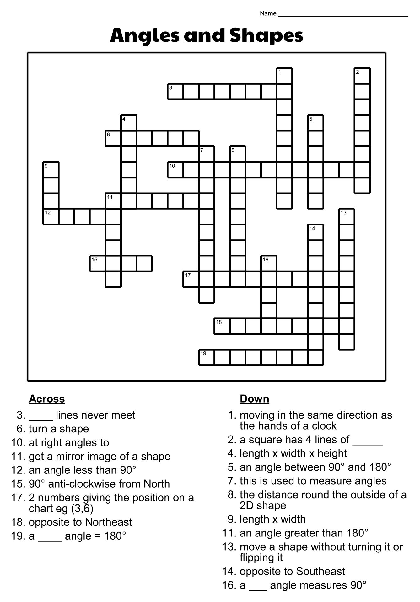 Blank Crossword Puzzle Template 10 Free PDF Printables Printablee