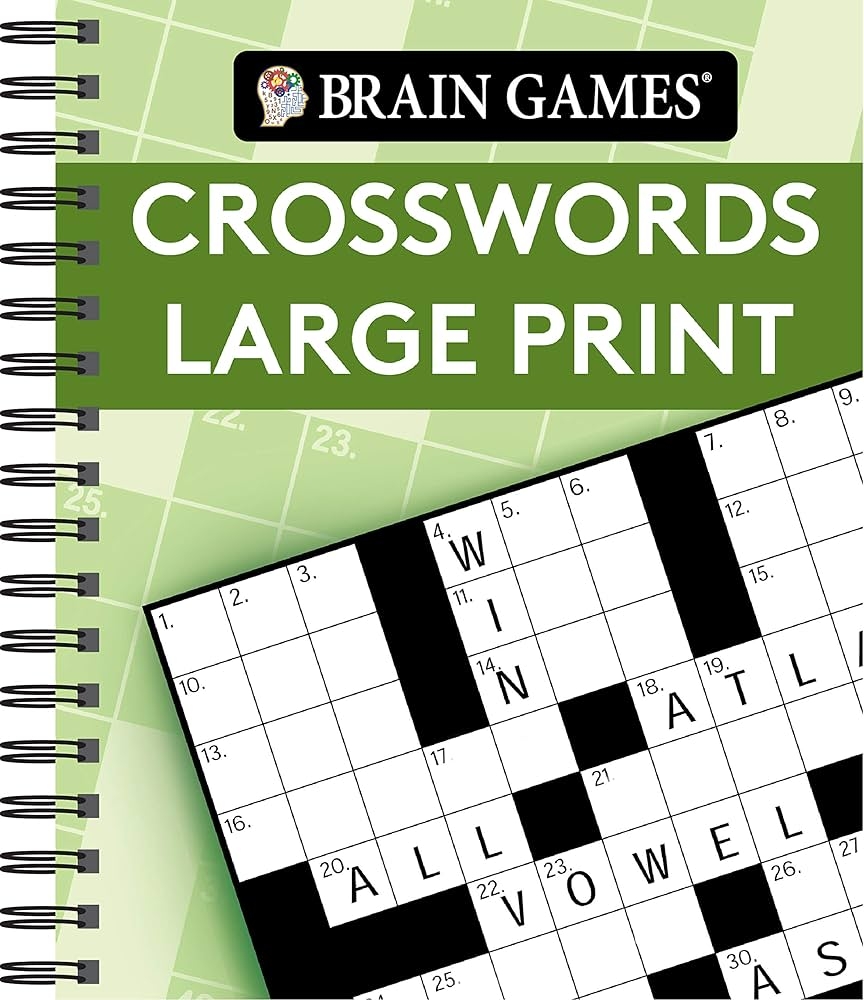 Brain Games Crosswords Large Print Green Brain Games Large Print Publications International Ltd Brain Games 9781640308145 Amazon Books