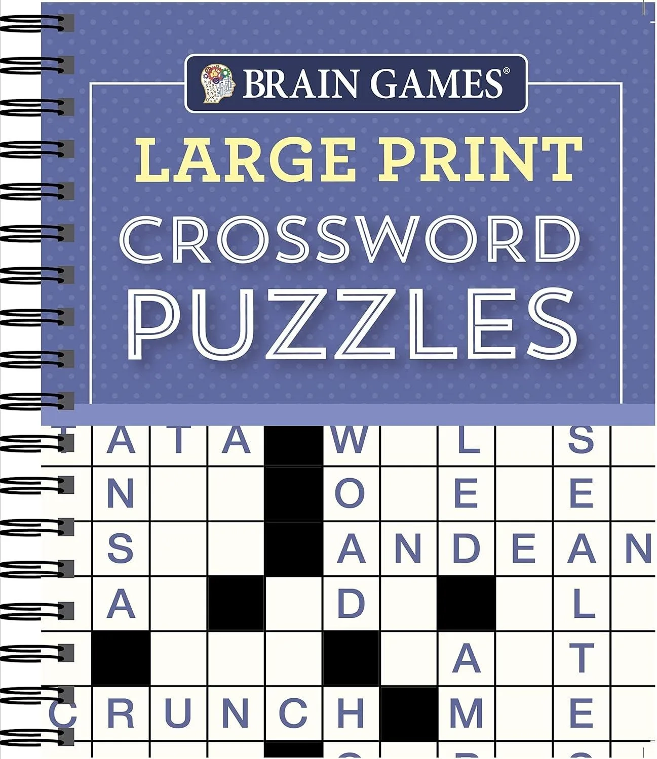 Brain Games Large Print Crossword Puzzles By Gift Solutions Puzzle Warehouse