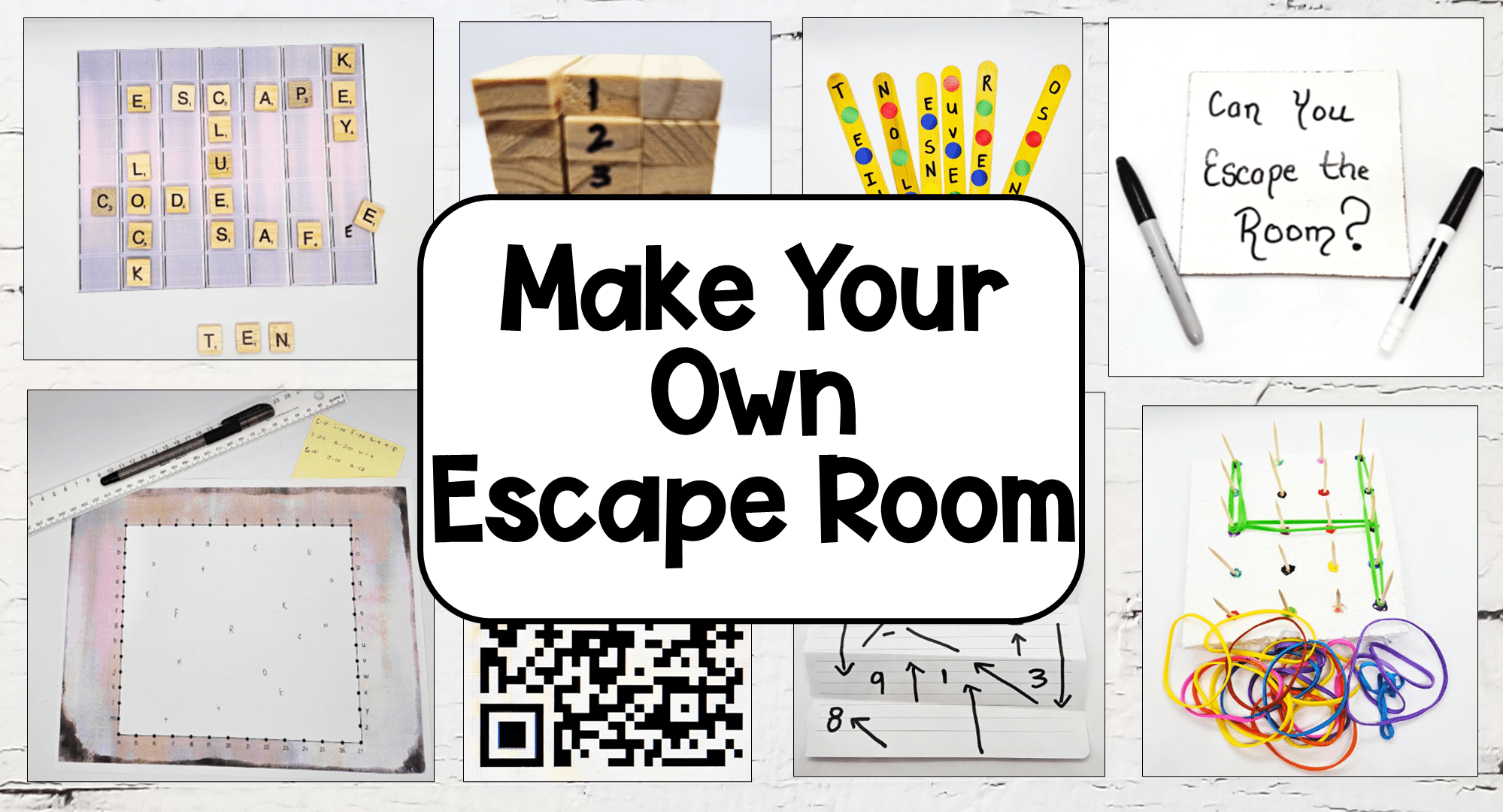 Build Your Own Escape Room Free Printables 