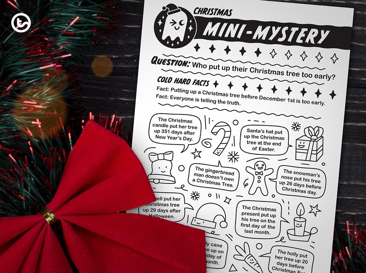 Christmas Logic Puzzles For Kids Magical Mini Mysteries Teach Starter