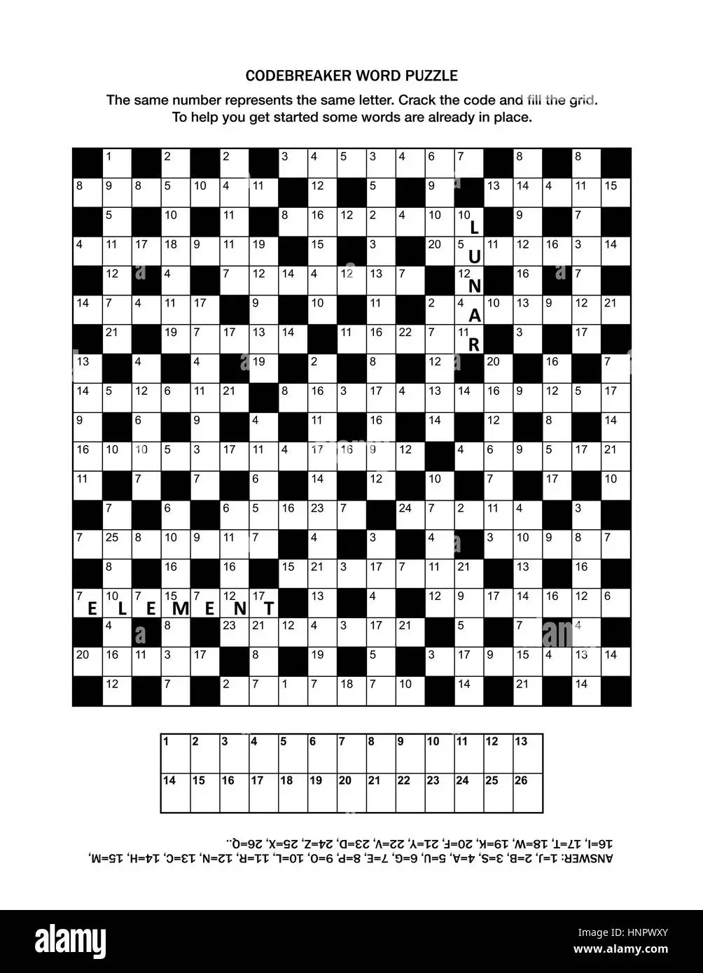 Codeword Puzzles Printable Printable Study Planner