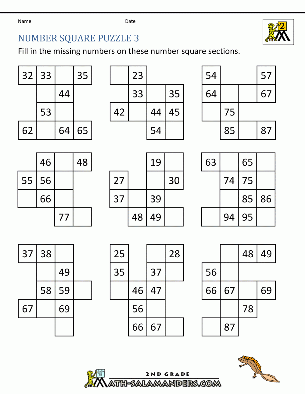 Cross Math Puzzles Pdf