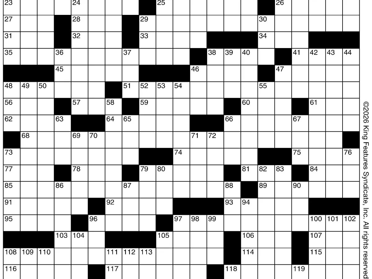 Crossword Archives Seven Days Crossword Archives Seven Days