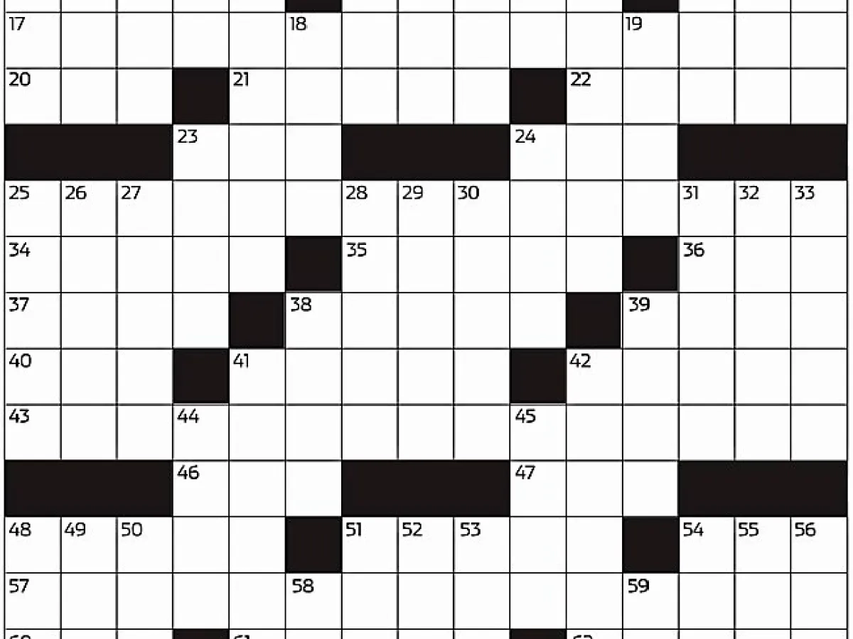 Crossword Puzzle Twin Cities