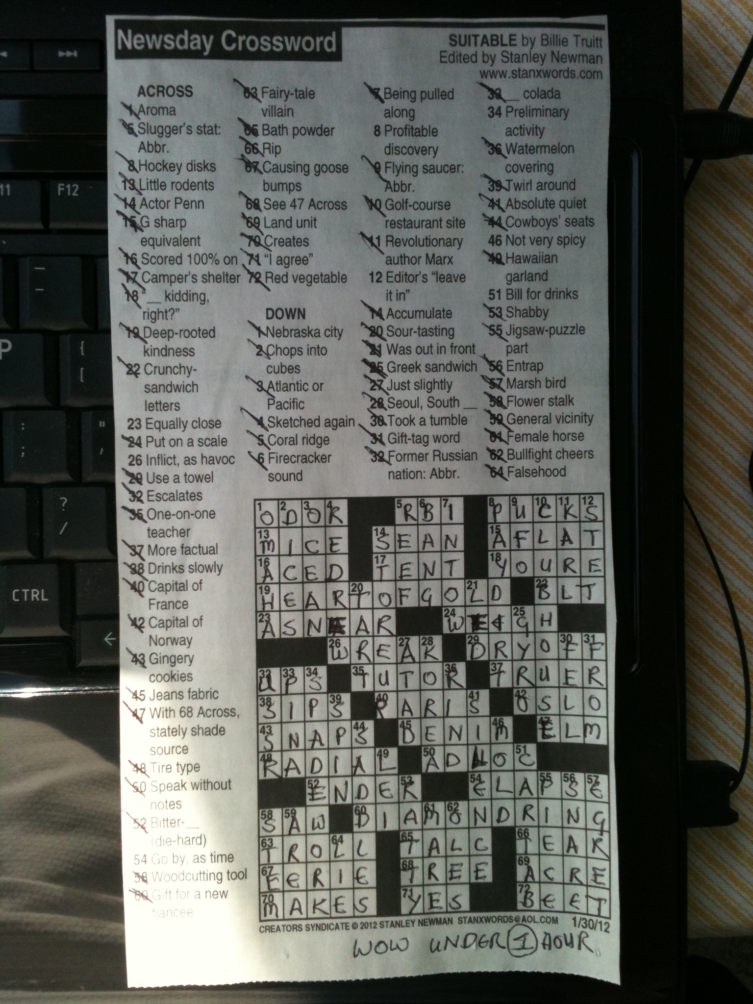 Crossword Puzzles A Memory Then And Now Frederick Cornwell Sanders s Notations