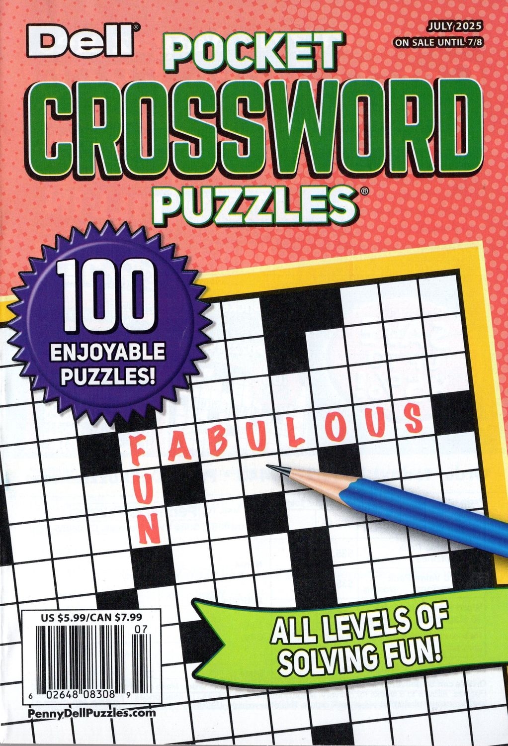 Crossword Puzzles Dell Pocket Crossword Puzzles July 2025
