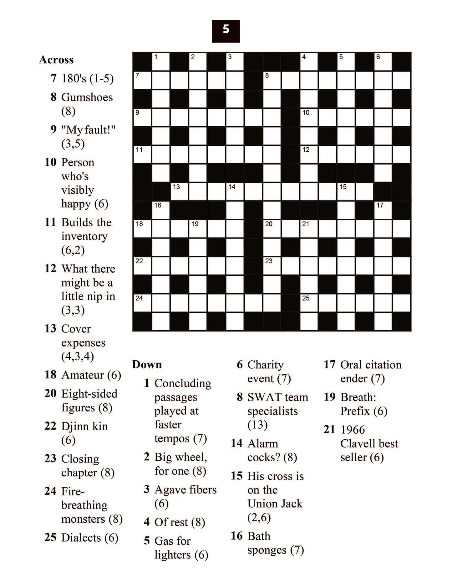 Crossword Puzzles Easy To Medium Dylanna Publishing