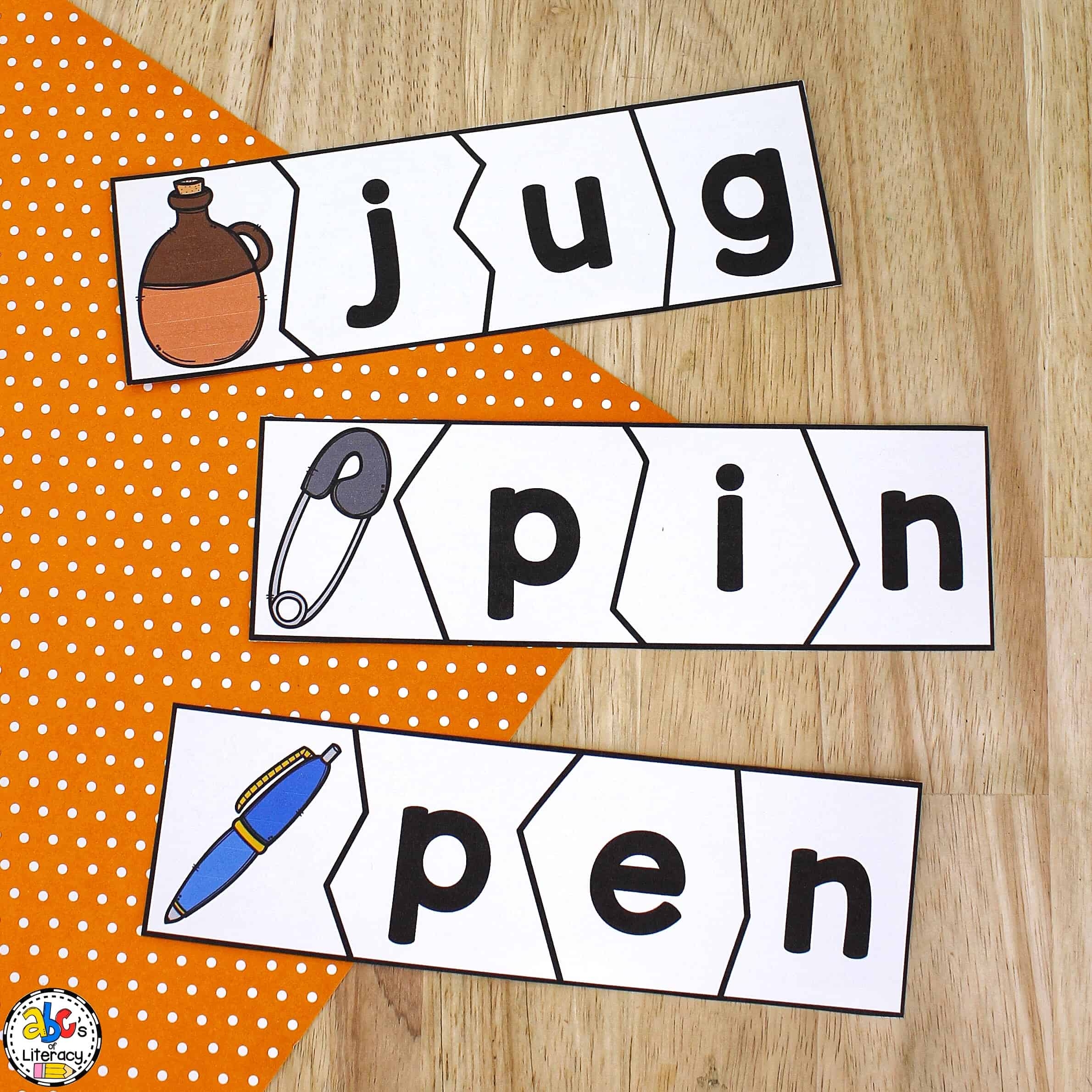 CVC Word Puzzles CVC Word Activity For Beginning Readers