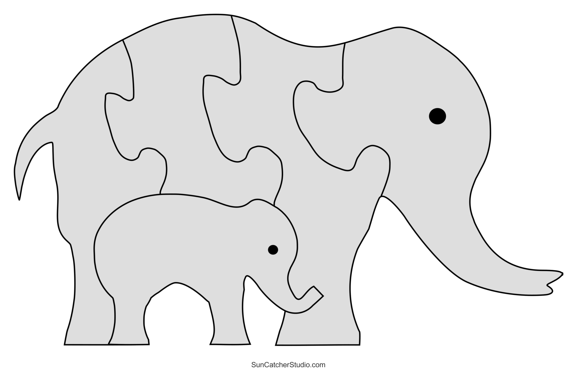 DIY JigSaw Puzzles Free Patterns Stencils Templates Free Printables Lettering SVG Files Tools Apps