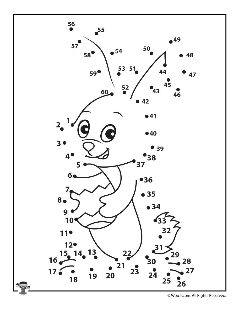 Easter Connect The Dots Printables Woo Jr Kids Activities Children s Publishing