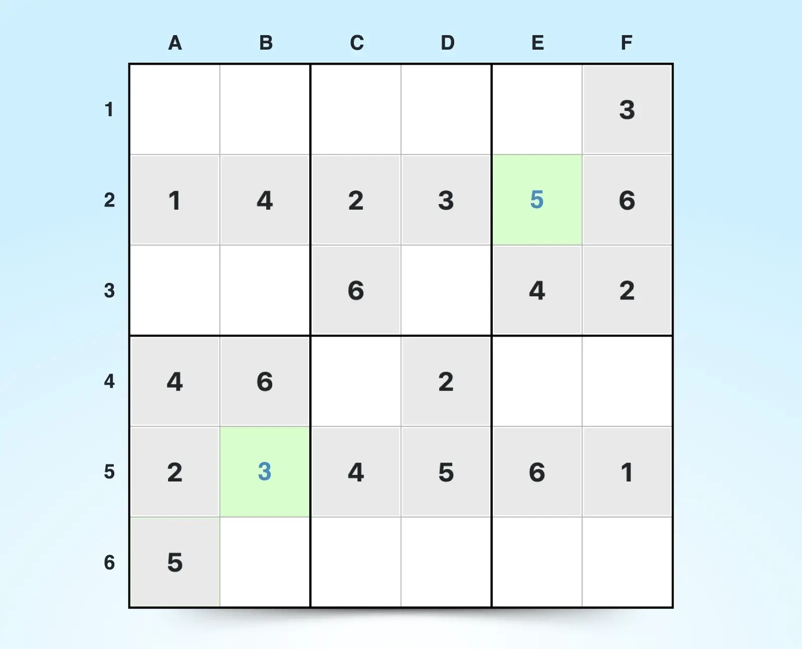 Easy 6x6 Sudoku For Beginners Free Printable Grids Easy 6x6 Sudoku For Beginners Free Printable Grids