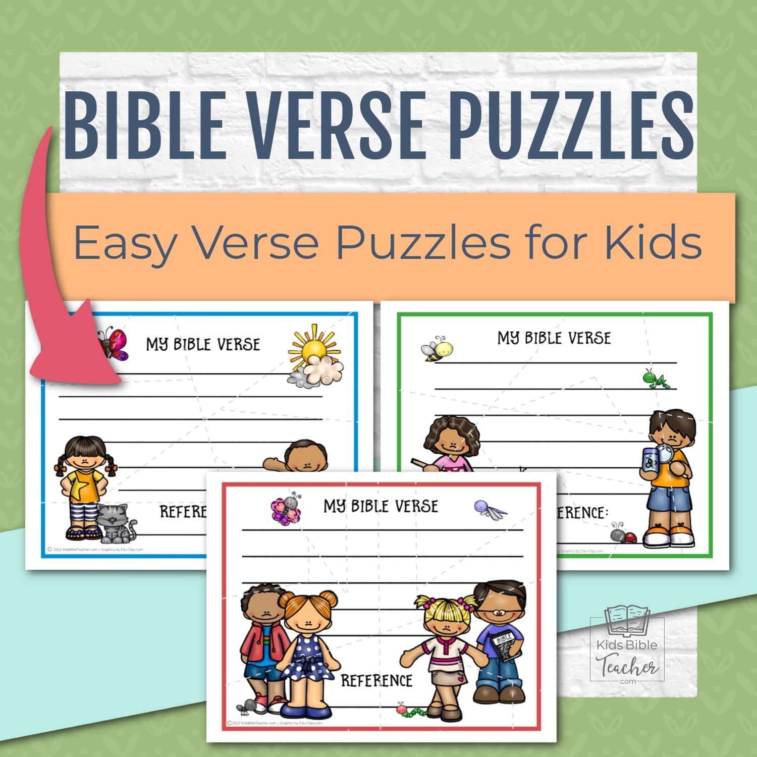 Easy Printable Bible Verse Puzzles Kids Bible Teacher