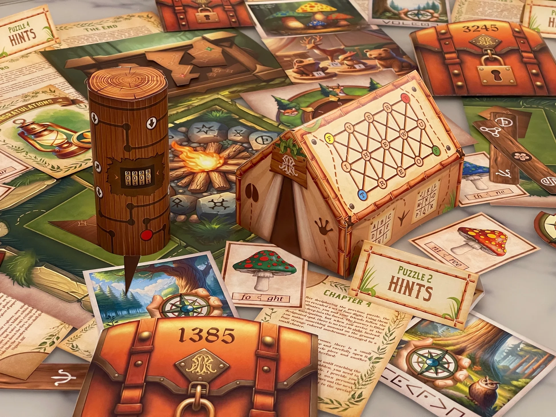 Explorer s Lost Camp Printable Escape Room Instant Download